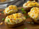 Cooking Class - Classic Steakhouse Dinner From Scratch: twice baked potato with cheese