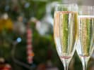 Virtual Wine Tasting - Sparkling Wines of the World: two glasses of sparkling wine
