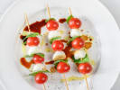 Cooking Class - Kids' Homemade Pizza in Philadelphia: vegetable and mozzarella skewers