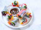 Cooking Class - Mastering Asian Chinese: vegetable spring rolls with peanut sauce