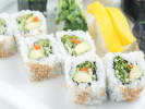 Sushi Making Class - Roll Sushi & Fold Dumplings by Hand in Manhattan: veggie sushi roll