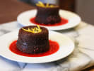 Demonstration Baking Class - Classic Chocolate Desserts in San Francisco: chocolate souffle with raspberry sauce