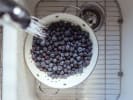 Cooking Class - Classic Puff Pastry 101: washing blueberries