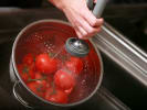 Cooking Class - Fundamentals of Italian Cooking: washing tomatoes