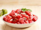 Cooking Class - A Grilled Pizza Soirée: watermelon and feta salad with lime