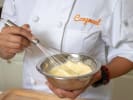 Cooking Class - Bayou City Classics: whisking custard