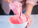 Cooking Class - Sweet Mexican Bakes for the Holiday Season in Dallas: whisking pink frosting