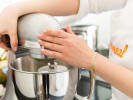 Cooking Class - Bake a Rich Maple Chess Pie in Dallas: whisking dough