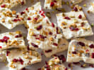 Cooking Class - A Modern Friendsgiving Feast: white chocolate bark with cranberries and pistachios