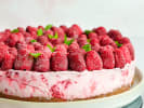 Cooking Class - Exploring Mediterranian Classics: white chocolate raspberry plant based cheesecake