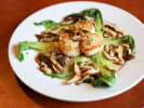 Cooking Demonstration - Thai Fusion in San Francisco: Scallops with bok choy and mushrooms