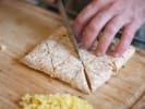 Cooking Class - Vegan Cooking in East Bay: cutting tempeh