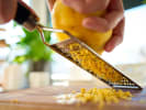 Cooking Class - Craft Italian Risotto: Gluten-Free & Dairy-Free in Boston Proper: zesting a lemon