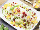 Cooking Class - Taste of the Greek Isles: zoodles with dressing and radishes