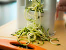 Cooking Class - California Heirloom Feast in Culver City: zucchini noodles