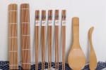 Bamboo Sushi Set Shot