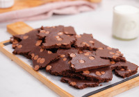 Brownie Brittle Shot