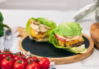 Lettuce Wrap Burger Shot