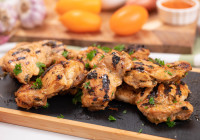 Greek Chicken Thighs Shot