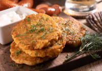 German Potato Pancakes Shot