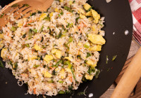 Crab Fried Rice Shot