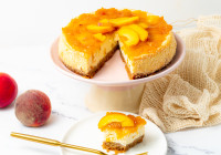 Peach Cobbler Cheesecake Shot