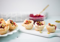 Cranberry Brie Bites Shot