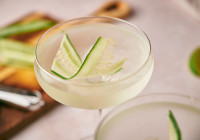 Cucumber Martini Shot