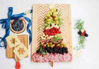 Christmas Charcuterie Board Shot