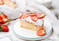 Strawberry Tres Leches Shot