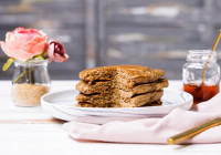 Vegan Pancake Mix Shot