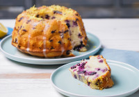 Lemon Blueberry Pound Cake Shot