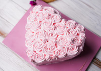 Heart Shape Cake Shot