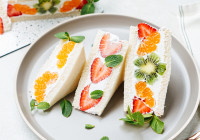 Japanese Fruit Sandwich Shot