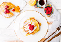 Lemon Ricotta Pancakes Shot