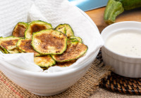 Air Fryer Zucchini Chips Shot