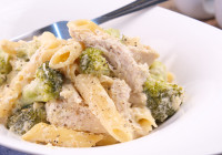 Chicken Broccoli Pasta Shot