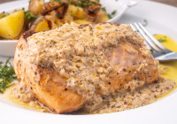 Lemon Butter Salmon Shot