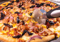 Chicken Bacon Ranch Pizza Shot