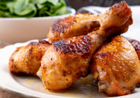 Air Fryer Drumsticks Shot