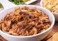 Dr Pepper Pulled Pork Shot