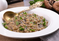 Wild Mushroom Risotto Shot