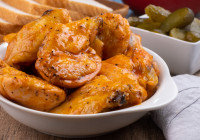 Air Fryer Chicken Wings Shot