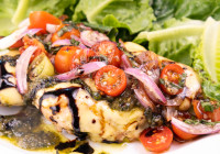 Grilled Chicken Margherita Shot