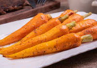 Honey Roasted Carrots Shot