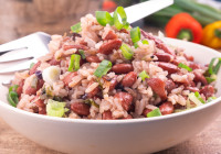 Jamaican Rice and Beans Shot