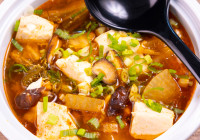 Korean Tofu Soup (Soondubu Jjigae) Shot