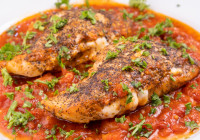 Mozzarella Stuffed Chicken Breast Shot