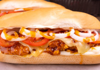 Buffalo Chicken Sandwich Shot