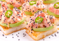 Crispy Rice Sushi Shot